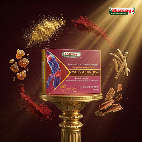 Sharmayu Ayurveda Vat Rajeshwar Ras Gold 30 Tab