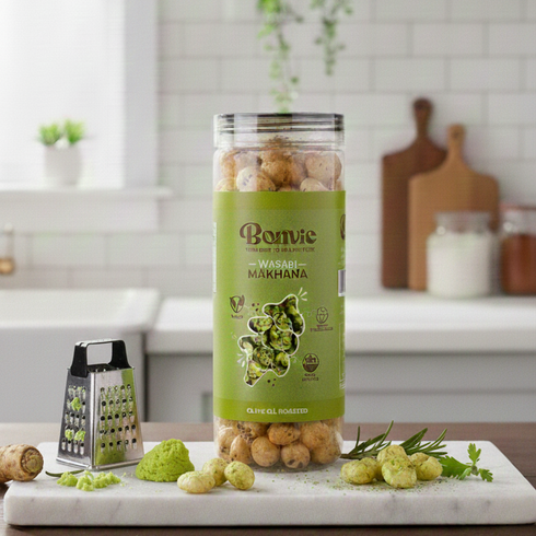 Bonvie Snacks Makhana - Wasabi