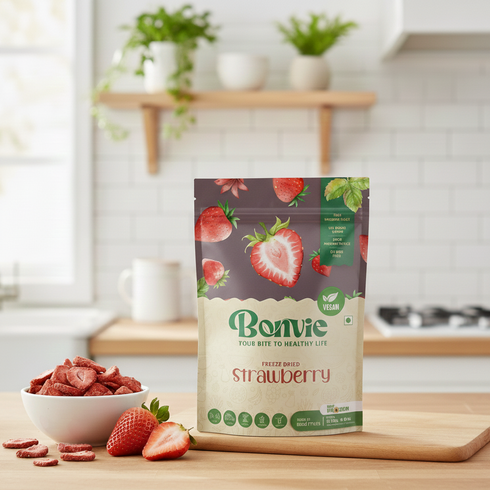 Bonvie Snacks Freeze Dried Strawberry Snacks