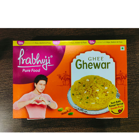 Prabhuji Ghewar Ghee With Kesar Syrup