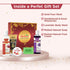 Multani Pharmaceuticals Limited Multani Naturals Beauty Gift Set 5 in 1 Sandalwood & Kesar Moisturizer Gold Face Wash Mix Fruit Cream Aloe Vera Soap & Lavender Body Wash Complete Skin Care Combo for Men & Women