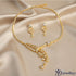Glimmering Waterfall Necklace Set