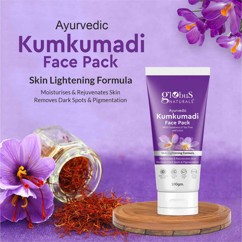 Globus Naturals Ayurvedic Kumkumadi Skin Lightening Face Pack