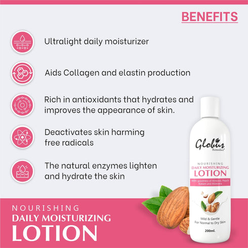 Globus Remedies Nourishing & Daily Moisturizing Body Lotion
