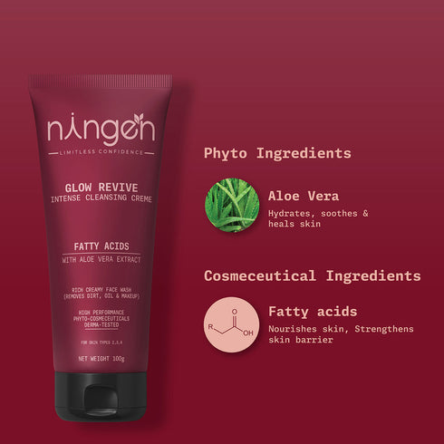 Ningen Glow Revive Intense Cleansing Creme