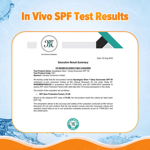 Aqualogica Glow+ Dewy Lightweight & Hydrating Sunscreen