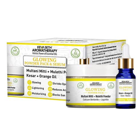 Keya Seth Aromatherapy Glowing Powder Pack & Serum Facial Kit