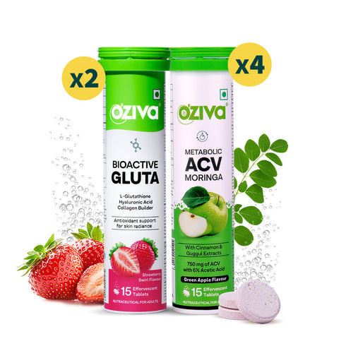 OZiva Glow & Craving Control Duo