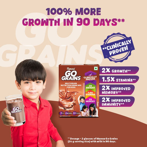 Manna Foods Go Grains Nutrition Drink for Kids