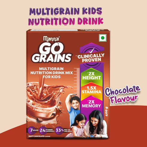 Manna Foods Go Grains Nutrition Drink for Kids