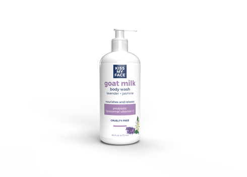 Kiss My Face Goat Milk Body Wash Lavender Jasmine