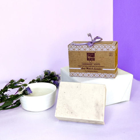 Honey Hut Goat Milk Lavender Handmade Soap