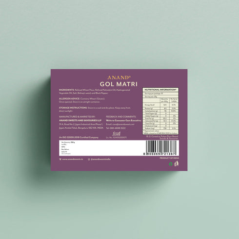 Anand Sweets Gol Matri