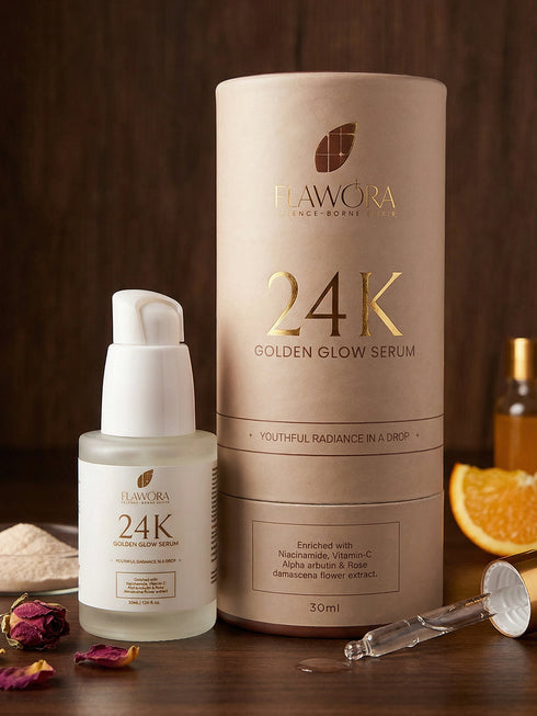 Flawora D-Tan Lotion|Anti Acne Serum | Anti-Grey Hair Serum and Gold Face Serum