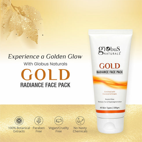 Globus Naturals Gold Radiance Face Pack