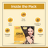 Multani Pharmaceuticals Limited Multani Naturals Gold Facial Kit Contains For Instant Glow & Removes Dead Skin Cells