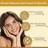Multani Pharmaceuticals Limited Multani Naturals Gold Facial Kit Contains For Instant Glow & Removes Dead Skin Cells
