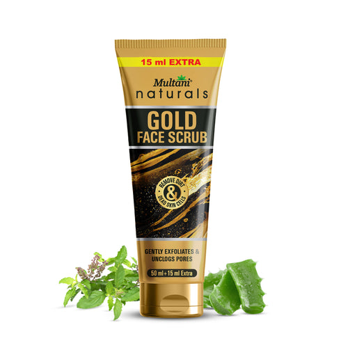 Multani Pharmaceuticals Limited Multani Naturals Gold Face Scrub For Gently Exfoliates & Unclogs Pores