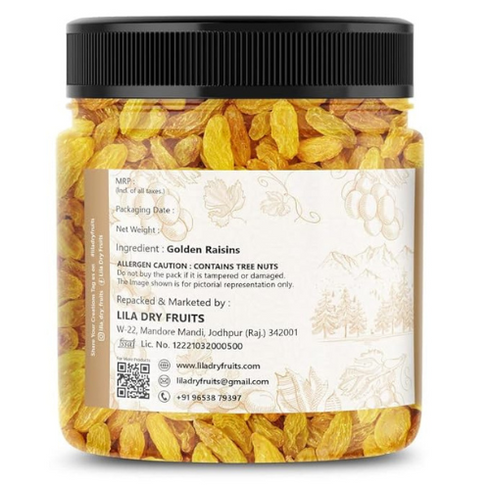Lila Dry Fruits Golden Raisin