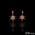 Golden Blossom Cascade Necklace Set