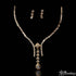 Golden Cascade Elegance Necklace Set