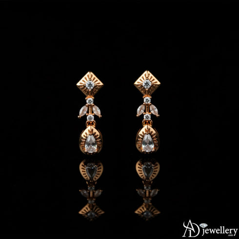 Golden Cascade Elegance Necklace Set