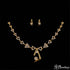 Golden Geometric Grace Necklace Set