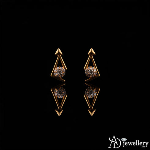 Golden Geometric Grace Necklace Set