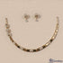 Golden Orbit Elegance Necklace Set