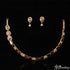 Golden Orbit Elegance Necklace Set