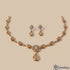 Golden Teardrop Elegance Necklace Set
