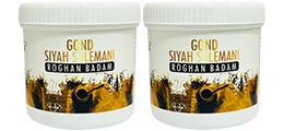 Atiya Herbs Hakim Suleman s Gond Siyah Sulemani Roghan Badam