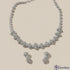Grand Floral Choker Necklace Set