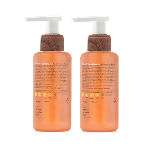 PureSense Energise Grapefruit Revitalising Face Cleansing Gel (Face Wash) Pack fo 2 | From the makers of Parachute Advansed