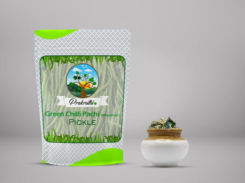 Prakruthi Green Chilli Pachi Mirapakaya Pickle