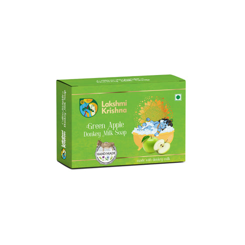 Lakshmi Krishna Naturals Green Apple Donkey Milk Soap