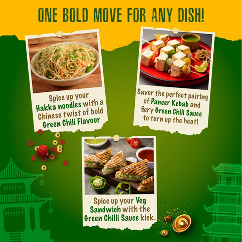 Keyafoods Keya Chinese Sauce Combo Red Chilli Sauce 200g Green Chilli Sauce 190g Dark Soya Sauce 210g Combo Pack 3