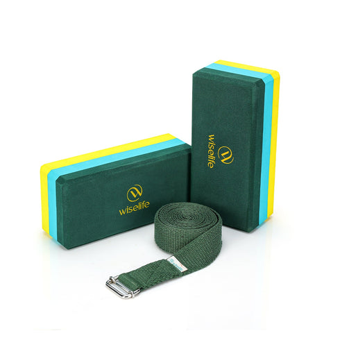 Wiselife Classic Yoga Block Set of 2