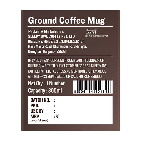 Sleepy Owl Coffee The Ground Coffee Mug