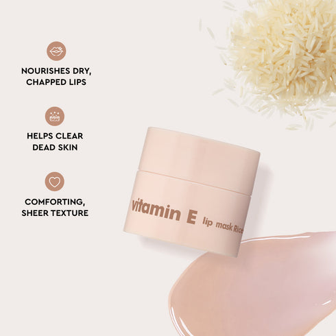 The Face Shop Vitamin E lip mask Rice