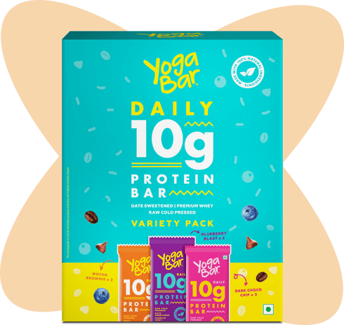 Yoga Bar Variety Pack 10g Protein Bar Box