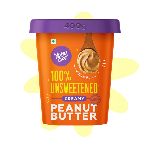 Yoga Bar Creamy 100% Unsweetened Peanut Butter