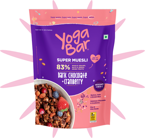 Yoga Bar Dark Chocolate & Cranberry Muesli