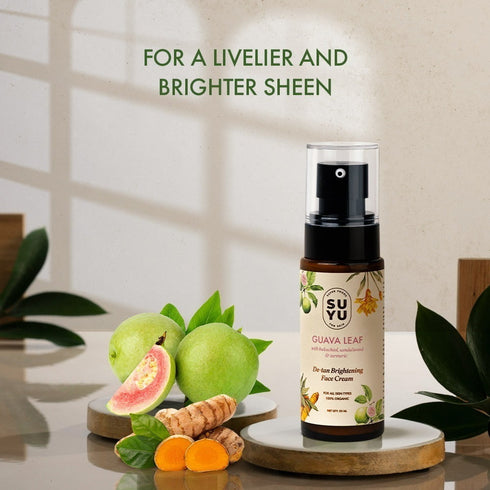 Suyu India Guava Leaf De Tan Brightening Face Cream