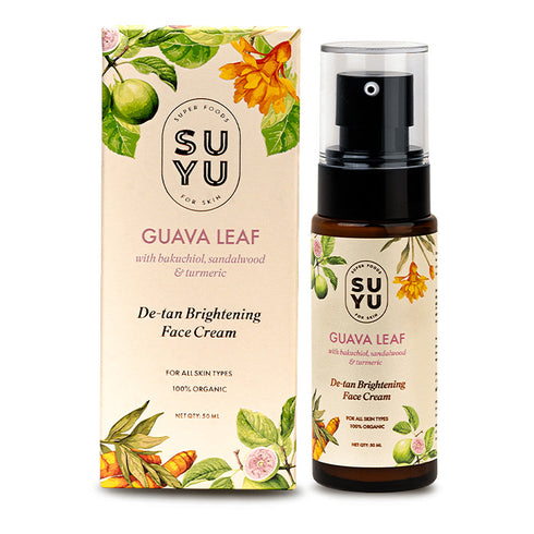 Suyu India Guava Leaf De Tan Brightening Face Cream