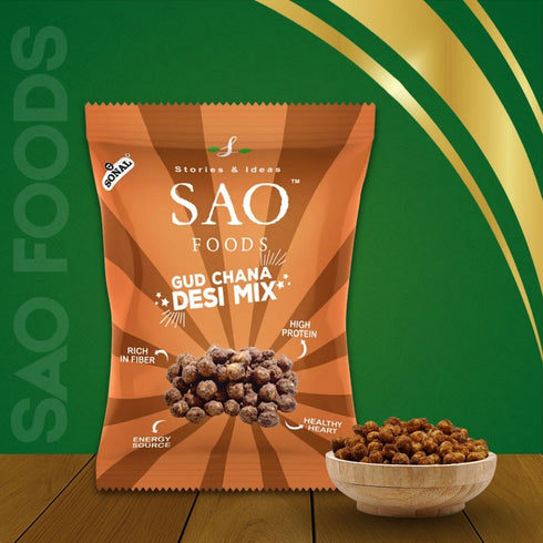 SAO Foods Gud Chana Healthy Snacks