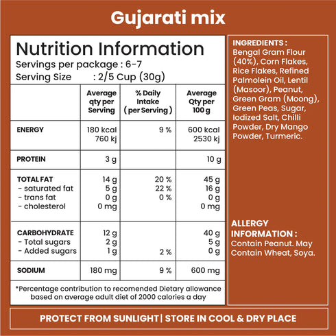 Jabsons Foods Gujarati Mix Namkeen