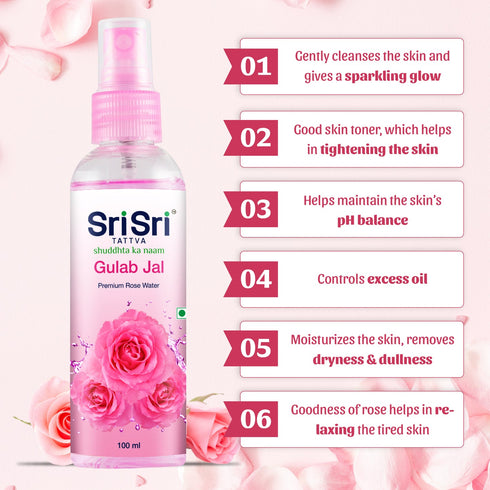 Sri Sri Tattva Gulab Jal 100ml