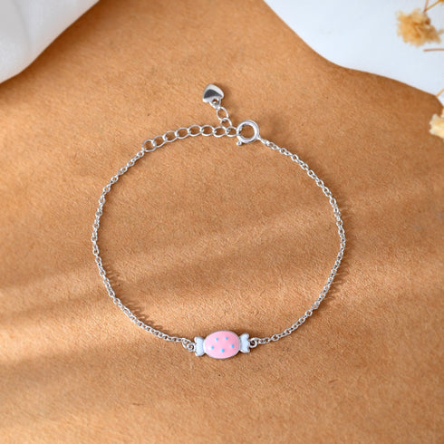 Meera Jaipur Gummy baby silver bracelet