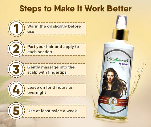 Atiya Herbs Hakim Suleman s H Care Hair Oil